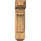 Ekena Millwork Olympic Craftsman Smooth Bracket w/ Offset Brace, Western Red Cedar, 7 1/2"W x 18"D x 30"H BKT0806X18X30OLY04SWR - alternate 4